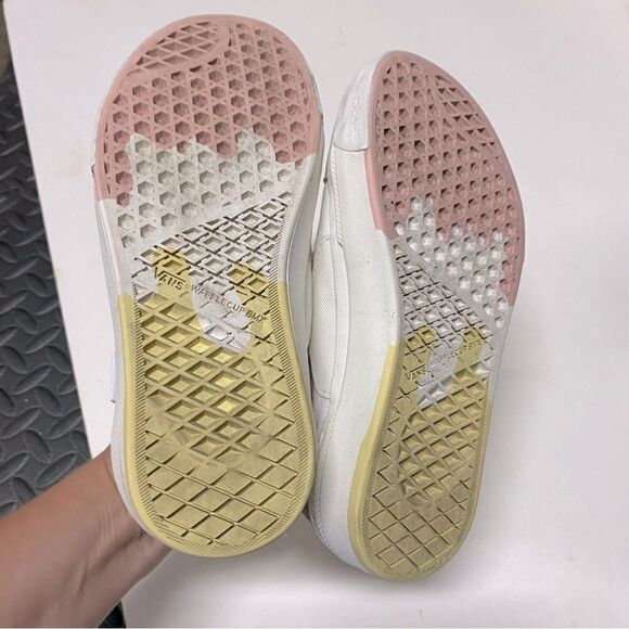 Vans Bmx Old Skool skater Shoes light pink leather suede Angie mens - 4 - Picture 3 of 15